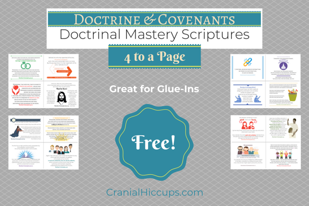 2025 Doctrine & Covenants Doctrinal Mastery Posters, Flashcards, and more