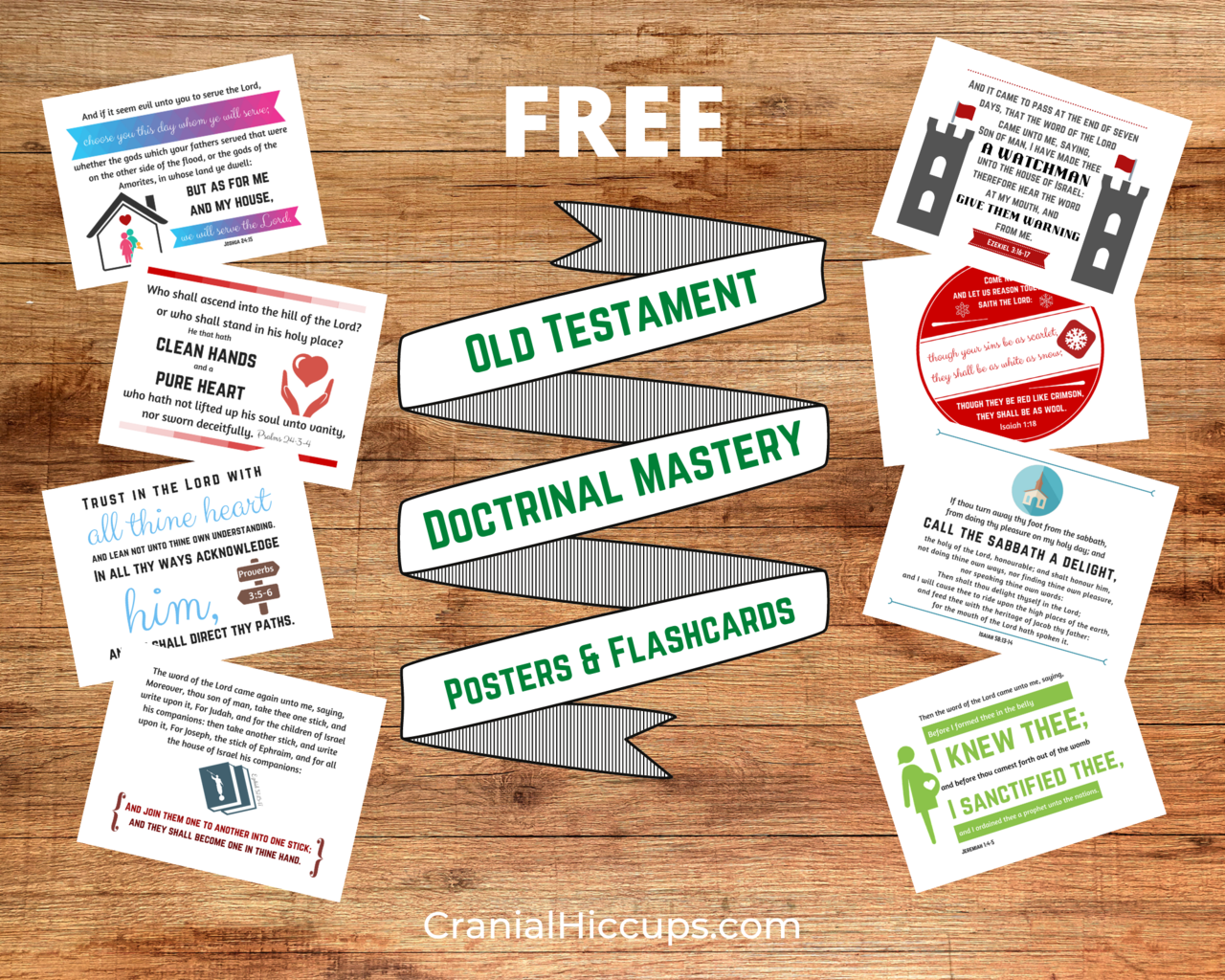 Old Testament Doctrinal Mastery Posters, Flashcards, and more